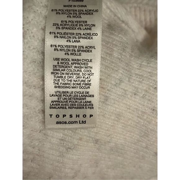 TOP SHOP Slouchy Knit Sweater Small - Picture 5 of 5